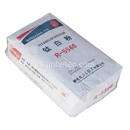 Dióxido de titanio R5566 para perfiles de PVC de recubrimiento de pintura